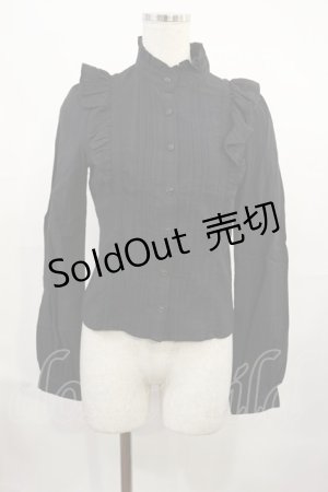 画像: EATME / ラッフルブラウス Free ブラック H-25-08-02-1033-LO-BL-NS-ZH