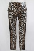 画像3: HYSTERIC GLAMOUR / LEOPARD柄スリムパンツ 28インチ ブラウン H-25-08-02-051-PU-PA-KB-ZH (3)