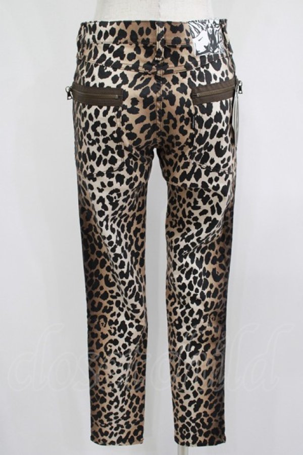 画像3: HYSTERIC GLAMOUR / LEOPARD柄スリムパンツ 28インチ ブラウン H-25-08-02-051-PU-PA-KB-ZH (3)