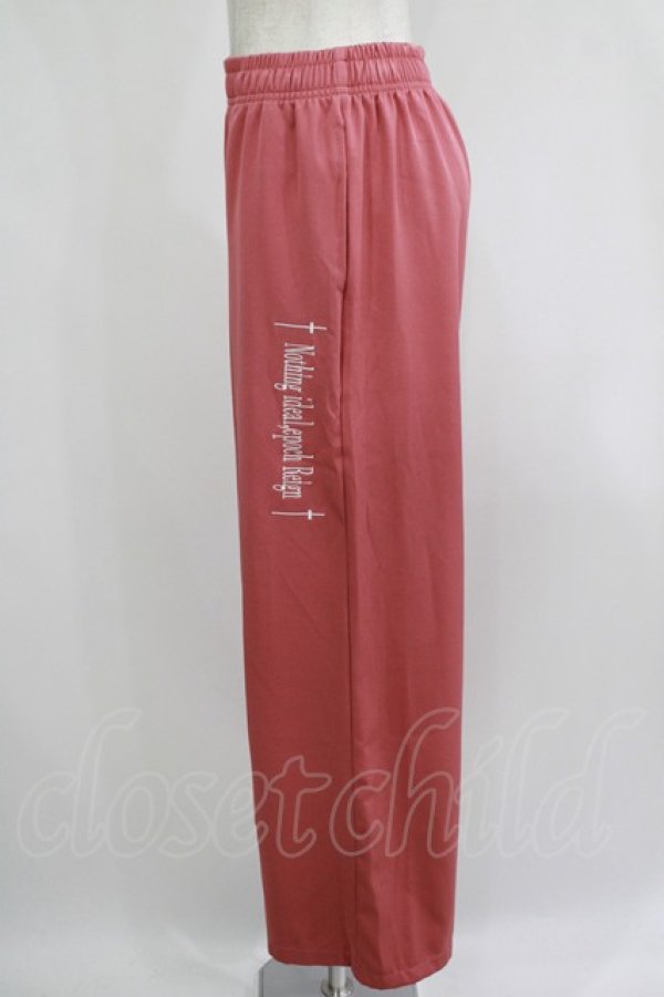 画像2: NieR Clothing / ロゴ刺繍入り PINK WIDE PANTS  ピンク H-25-08-02-052-PU-PA-KB-ZH (2)