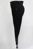 画像2: Candy Stripper / TATTERED HEM SKINNY DENIM S ブラック H-25-08-02-053-PU-PA-KB-ZH (2)