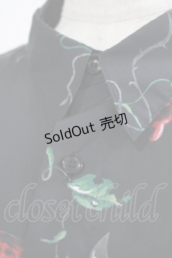 画像4: MILKBOY / DEVIL BERRYシャツ  クロベース×クロ H-25-08-02-064-MB-BL-KB-ZH (4)