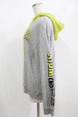 画像2: Candy Stripper / CANDYS CHUM BICOLOR HOODIE  グレー H-25-08-02-065-PU-TO-KB-ZH (2)