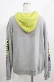 画像3: Candy Stripper / CANDYS CHUM BICOLOR HOODIE  グレー H-25-08-02-065-PU-TO-KB-ZH (3)