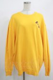 画像1: Candy Stripper / TIE DYE DEAD BEAR SWEAT 2 GOLD YELLOW H-25-08-02-067-PU-TO-KB-ZH (1)