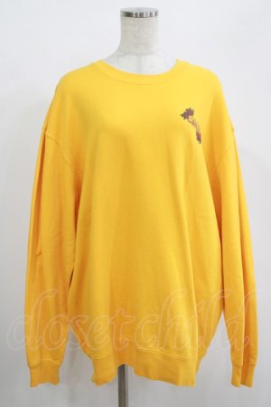 画像: Candy Stripper / TIE DYE DEAD BEAR SWEAT 2 GOLD YELLOW H-25-08-02-067-PU-TO-KB-ZH