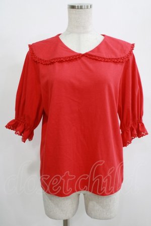 画像: Candy Stripper / SAILOR COLLAR   レッド H-25-08-02-068-PU-TO-KB-ZH