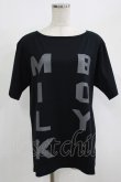 画像1: MILKBOY / BIGLOGO TEE  黒 H-25-08-02-070-MB-TO-KB-ZH (1)