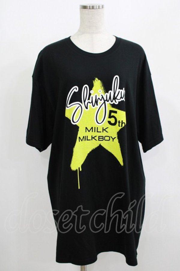 画像1: MILKBOY / 新宿5th限定TEE 2XL ブラック H-25-08-02-071-MB-TO-KB-ZH (1)