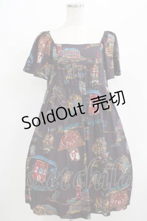 画像: Jane Marple / スーベニアエンブレムワンピース  ボルドー H-25-08-02-009-JM-OP-KB-ZH
