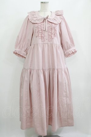 画像: Candy Stripper / SHIRLEY FRILL DRESS  ピンク H-25-08-02-012-PU-OP-KB-ZH
