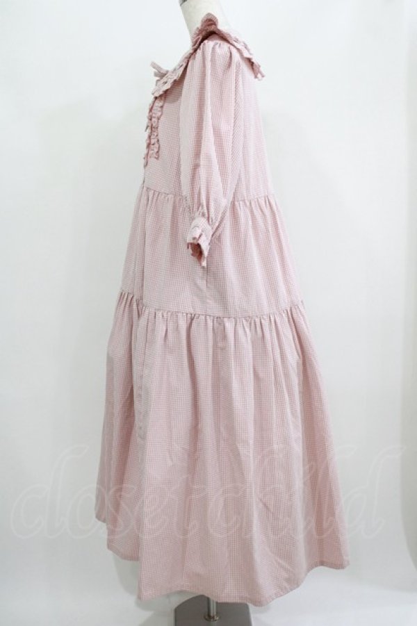 画像2: Candy Stripper / SHIRLEY FRILL DRESS  ピンク H-25-08-02-012-PU-OP-KB-ZH (2)
