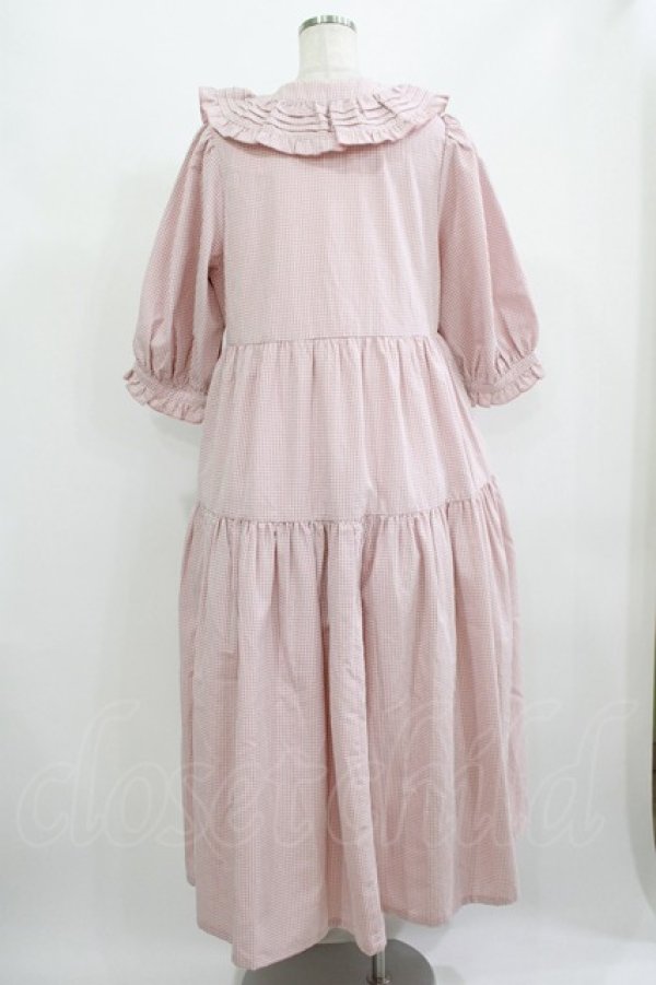 画像3: Candy Stripper / SHIRLEY FRILL DRESS  ピンク H-25-08-02-012-PU-OP-KB-ZH (3)