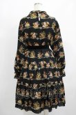 画像3: Jane Marple / Jubilee flowersミニドレス  ブラック H-25-08-02-017-JM-OP-KB-ZH (3)
