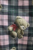 画像4: Emily Temple cute / Teddy Bear Tartanノースリーブワンピース - ピンク H-25-08-02-019-ET-OP-KB-ZH (4)