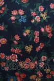 画像4: Jane Marple Dans Le Salon / Flowers of Jouy layered dress  ネイビー H-25-08-02-023-JM-OP-KB-ZH (4)