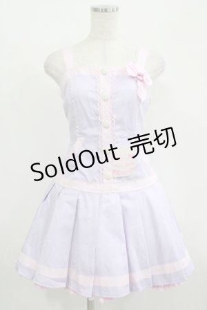 画像: Angelic Pretty / POP DAYジャンパースカート Free ラベンダー H-25-08-03-028-AP-OP-NS-ZH