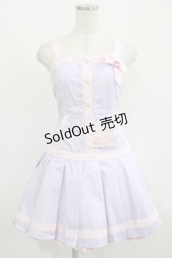 画像1: Angelic Pretty / POP DAYジャンパースカート Free ラベンダー H-25-08-03-028-AP-OP-NS-ZH (1)