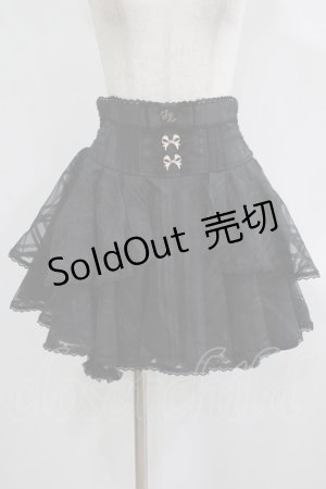 画像: LIZ LISA / シアーチェックフレアスカパン Free ブラック H-25-08-03-041-LO-SK-NS-ZH