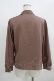 画像3: an another angelus / カットワーク刺繍ジャボ付きブラウス Free BROWN H-25-08-03-056-CA-BL-NS-ZH (3)