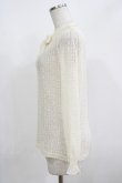 画像2: F&A / 総レースボウタイトップス Free OFFWHITE H-25-08-03-059-LO-TO-NS-ZH (2)