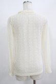 画像3: F&A / 総レースボウタイトップス Free OFFWHITE H-25-08-03-059-LO-TO-NS-ZH (3)