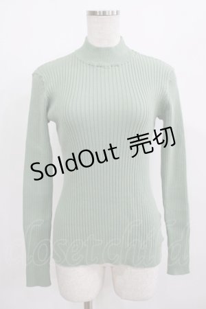 画像: F&A / バックリボンリブニットプルオーバー Free MINT H-25-08-03-063-LO-TO-NS-ZH