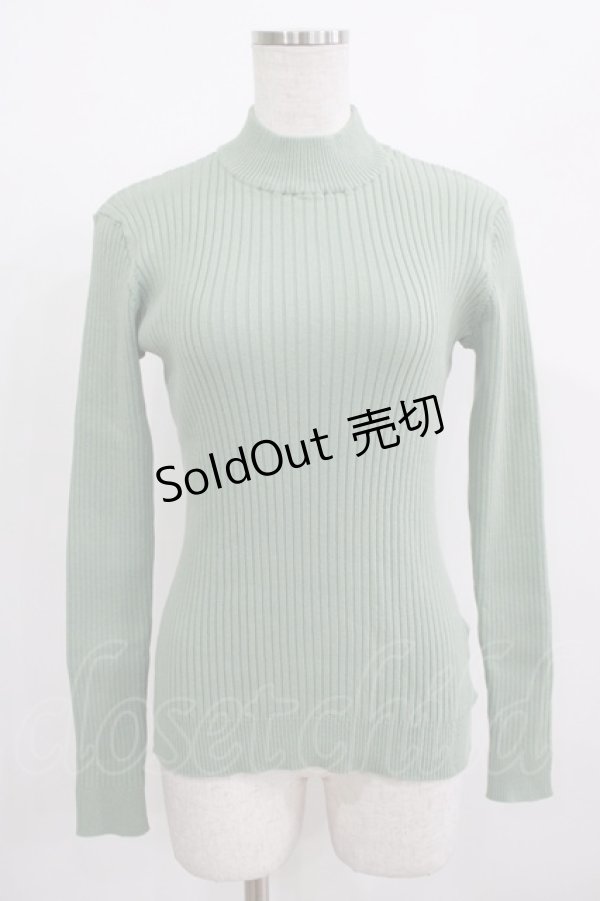 画像1: F&A / バックリボンリブニットプルオーバー Free MINT H-25-08-03-063-LO-TO-NS-ZH (1)