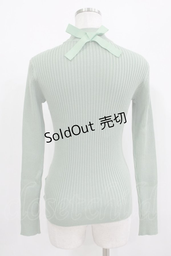 画像3: F&A / バックリボンリブニットプルオーバー Free MINT H-25-08-03-063-LO-TO-NS-ZH (3)