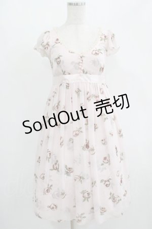 画像: JESUS DIAMANTE / 新お嫁ワンピース 38 バルドー薔薇・ピンク H-25-08-03-007-JE-OP-YZ-ZH