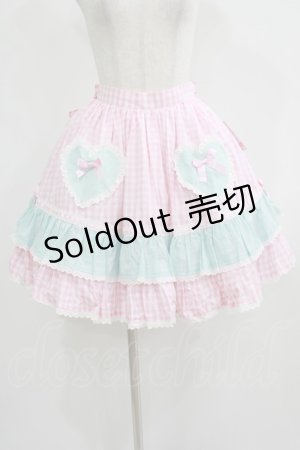 画像: Angelic Pretty / ギンガムシャーベットスカート Free ピンク H-25-08-03-010-AP-SK-NS-ZH