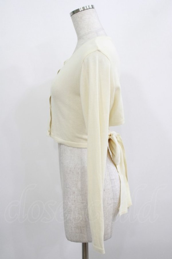 画像2: MILK / モン・シェリカーディガン  アイボリー H-25-08-04-039-ML-TO-KB-ZH (2)