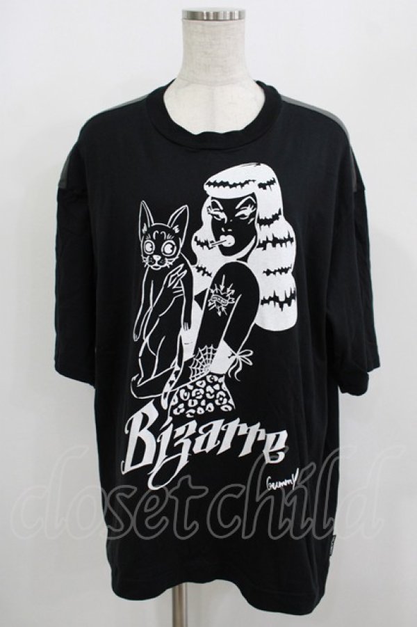 画像1: MILKBOY / BIZARRE TEE  ブラック H-25-08-04-051-MB-TO-KB-ZH (1)