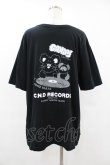 画像2: Candy Stripper / C.N.D RECORDS TEE 4 ブラック H-25-08-04-1040-PU-TO-KB-ZH (2)