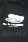 画像3: Candy Stripper / C.N.D RECORDS TEE 4 ブラック H-25-08-04-1040-PU-TO-KB-ZH (3)
