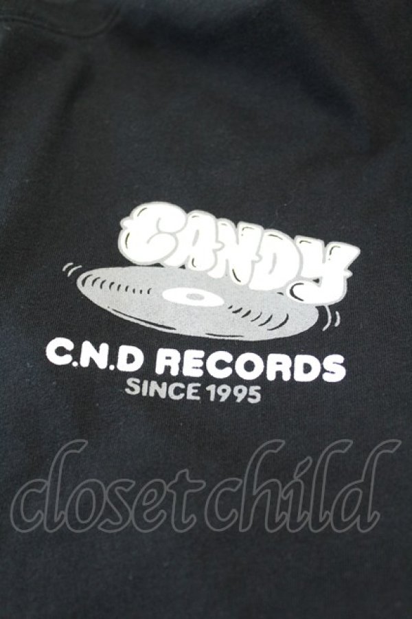 画像3: Candy Stripper / C.N.D RECORDS TEE 4 ブラック H-25-08-04-1040-PU-TO-KB-ZH (3)