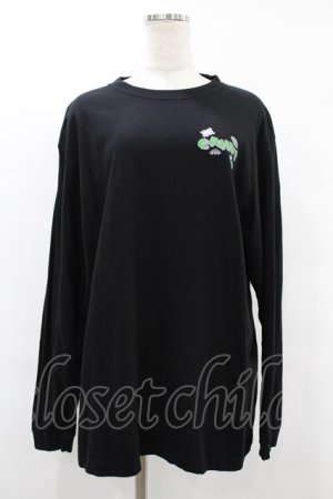 画像: Candy Stripper / 8bit　L/S TEE  黒 H-25-08-04-1041-PU-TO-KB-ZH