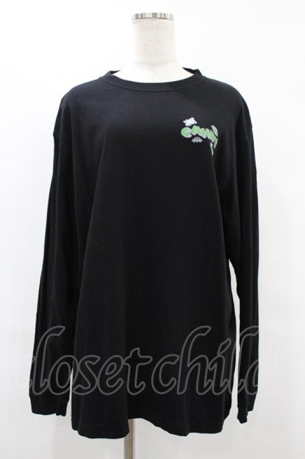 画像1: Candy Stripper / 8bit　L/S TEE  黒 H-25-08-04-1041-PU-TO-KB-ZH (1)