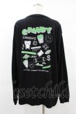 画像2: Candy Stripper / 8bit　L/S TEE  黒 H-25-08-04-1041-PU-TO-KB-ZH (2)