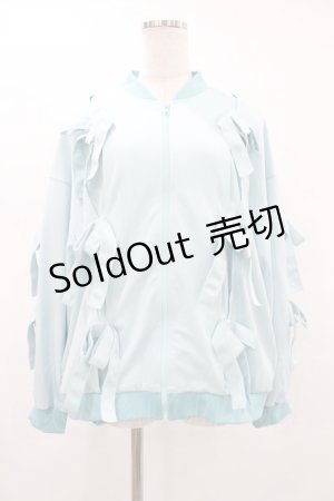 画像: Candy Stripper / IMMATURE RIBBON BLOUSON  ライトブルー H-25-08-04-1059-PU-JA-KB-ZH