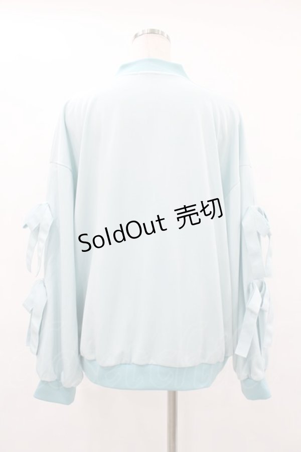 画像2: Candy Stripper / IMMATURE RIBBON BLOUSON  ライトブルー H-25-08-04-1059-PU-JA-KB-ZH (2)