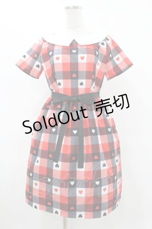 画像: MILK / Love Checkワンピース  ブラックベリー H-25-08-04-1005-ML-OP-KB-ZH