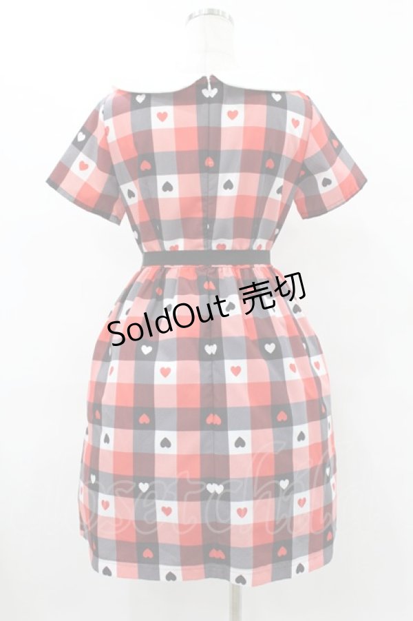 画像2: MILK / Love Checkワンピース  ブラックベリー H-25-08-04-1005-ML-OP-KB-ZH (2)