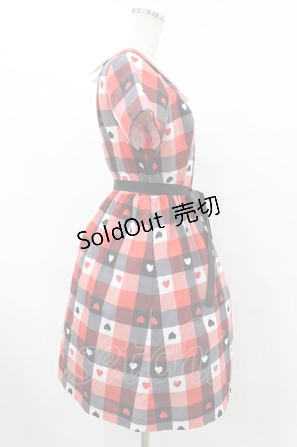 画像3: MILK / Love Checkワンピース  ブラックベリー H-25-08-04-1005-ML-OP-KB-ZH (3)