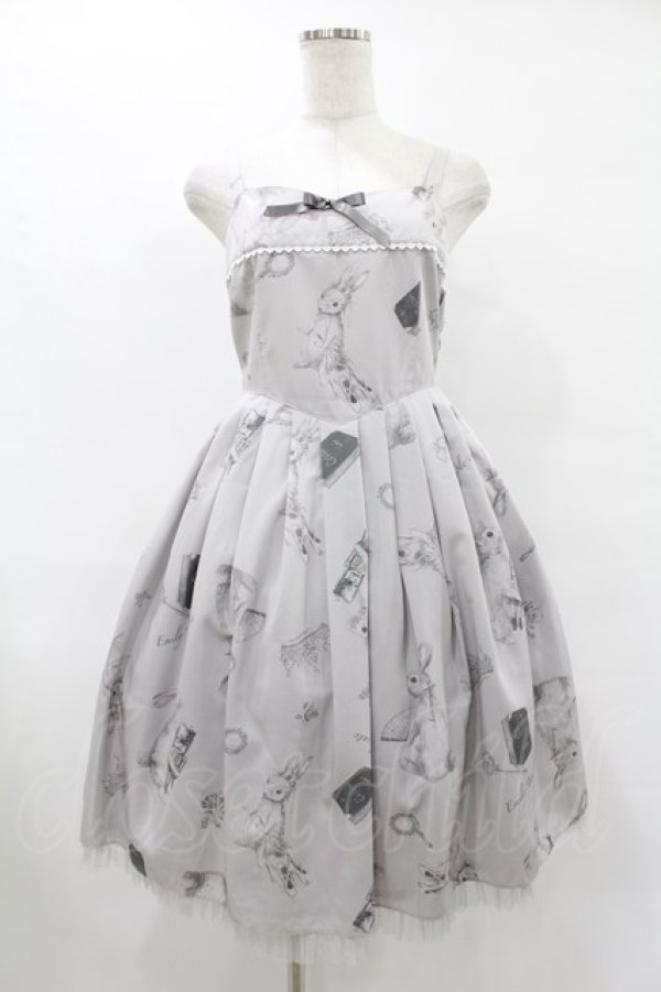 Emily Temple cute 　バンビ柄　キャミソールワンピース USED】バンビ＆花柄キャミワンピース | Emily Temple cute