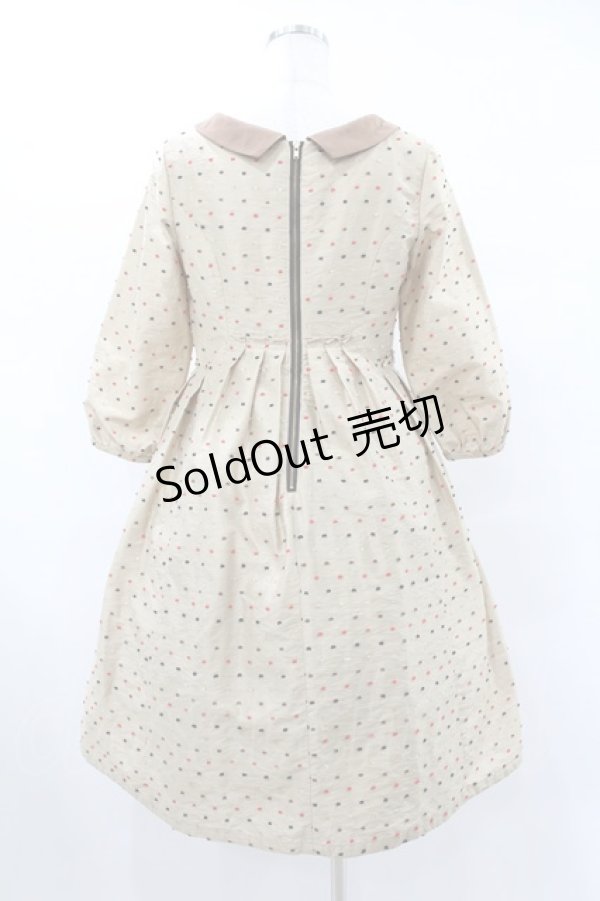 画像2: Emily Temple cute / カラードットワンピース  茶 H-25-08-04-1009-ET-OP-KB-ZH (2)