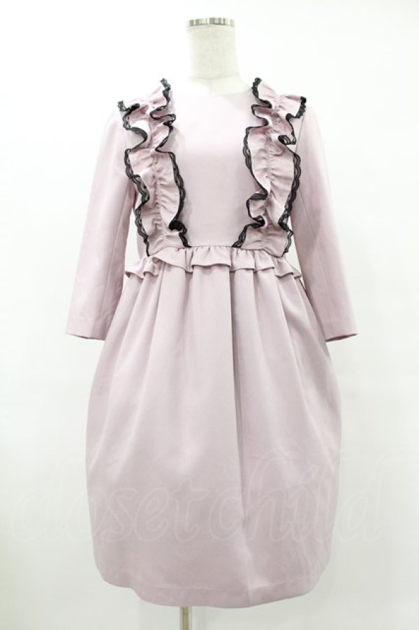 画像1: MILK / フリル・ド・ドレス  ラベンダーピンク H-25-08-04-1010-ML-OP-KB-ZH (1)