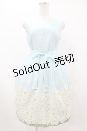 画像: 【SALE】MILK / Daisy field LADY ドレス  サックスガーデン H-25-12-15-1031-ML-OP-KB-ZT048
