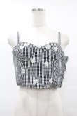 画像1: Candy Stripper / DAISY BUSTIER 1 ブラック H-25-08-04-1023-PU-TO-KB-ZH (1)