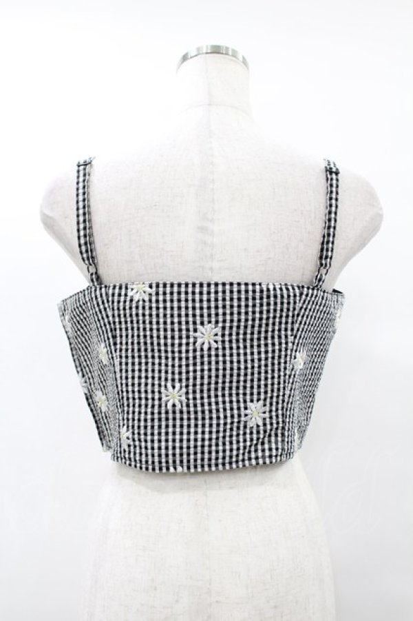 画像2: Candy Stripper / DAISY BUSTIER 1 ブラック H-25-08-04-1023-PU-TO-KB-ZH (2)